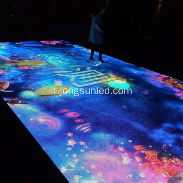 Pannello di visualizzazione a LED personalizzato per pista da ballo all&#39;aperto